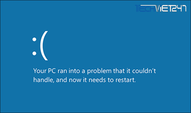 máy tính bị lỗi màn hình xanh