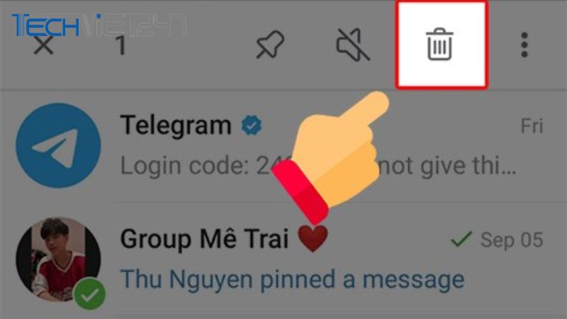 Cách khôi phục tin nhắn Telegram 