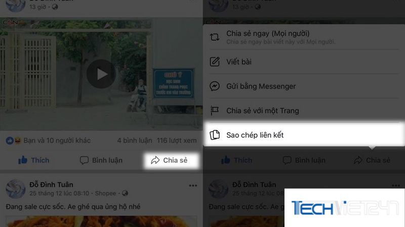 Mách bạn cách lưu video trên Facebook về điện thoại