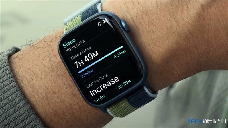  apple watch series 7 giúp người dùng theo dõi giấc ngủ 