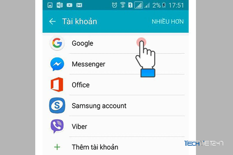 cách xóa tài khoản google 