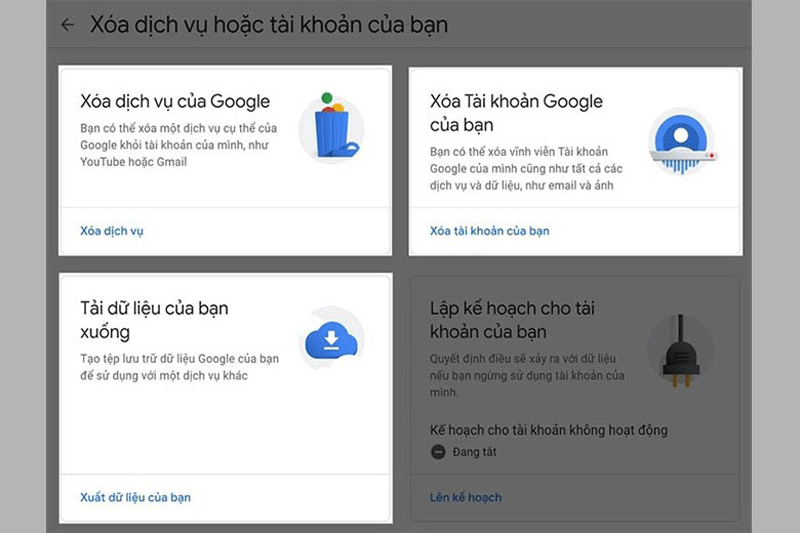 cách xóa tài khoản google đơn giản nhanh chóng trên máy tính 